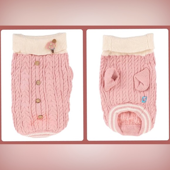 Knit Small Breed Dog Sweater - Picture 6 of 8